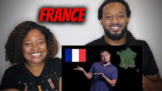 🇫🇷 American Couple Reacts "Geography Now! France"
