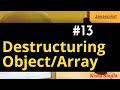 Destructuring in ES6| Array & Object Destructuring | Modern Javascript 2021