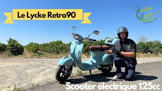 LYCKE RETRO90 | Le meilleur scooter électrique 125cc ?