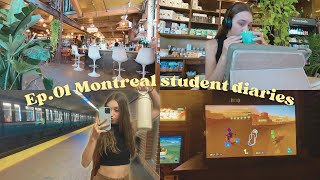 Ep.01 Haul winners, petit dep café, UDEM, initiation || montreal student diaries