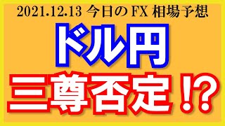 【ドル円】三尊否定で上昇トレンド継続か？GBPUSDは1.323で押し目買い狙い！【2021/12/13.FX相場予想】