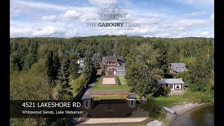 Wabamun 30 sec Teaser Video Open House Luxury Lakefront Property For Sale