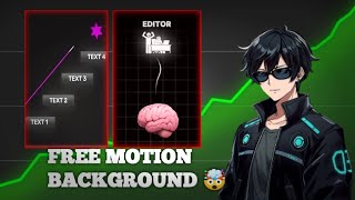 Free Motion Background For YouTube Videos | 100% free AI TOOLS | Multiple Grow
