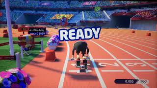 Mario and Sonic at the Olympic Games Tokyo 2020 4x100 meter relay in 29.793