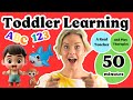 Fun Toddler Educational Video - Learn Phonics, Routines, and Animals!