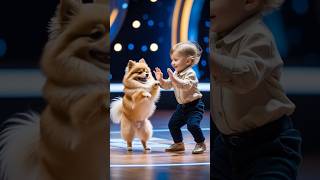 What a beautiful dancing couple #viralvideo#gottalent#bebe#baby#dance#show#ia#ai