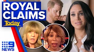 New claims in 'Harry and Meghan' reveal rifts, threats and media storms | 9 News Australia