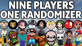 We played a 9 player cross-game RANDOMIZER