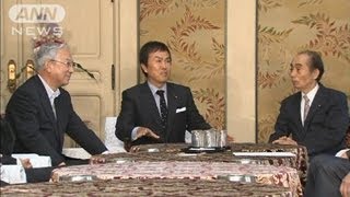 「21日までの採決無理」総理と輿石氏ねじれ深刻（12/06/06）