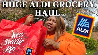 HEALTHY ALDI GROCERY HAUL FOR £65 & MIDDLE AISLE ITEMS! | FAMILY FRIENDLY MEALS ON A BUDGET