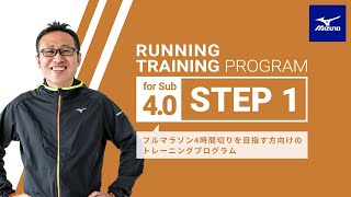 【SUB4：①導入期】上り坂の攻略がカギ！走り方をマスターして一段上のレベルへ（ミズノ ランニングトレーニングプログラム）