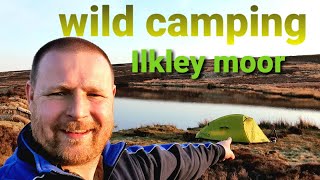 wild camping on Ilkley moors using the oex lynx ll tent ,