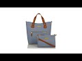 JOY   IMAN Alexandria Leather Tote and Crossbody