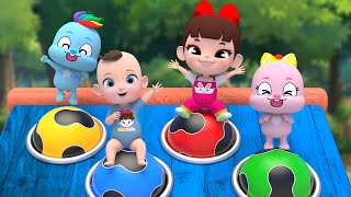Baby Playground 5 Little Monkeys Jumping On The Bed | Nursery Rhymes & Kids Songs | Kindergarten