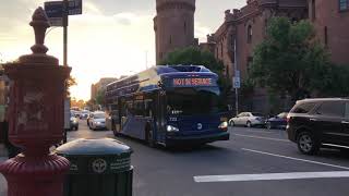 2017 New Flyer XN40 #723 NIS at Jerome Avenue and Kingsbridge Road