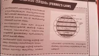 Geography - Ferrel's law