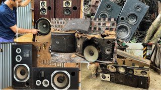 Collection Of Speaker Restoration Projects From Famous Brands // Restore What Was Lost