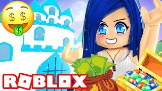 I BUY A GIANT CASTLE IN ROBLOX MEEP CITY!