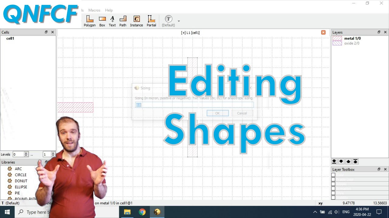 Klayout Tutorial 2 Editing Shapes Youtube