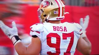 Nick Bosa's 1st sack as a 49er