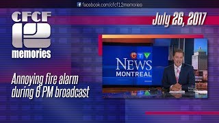 2017-07-26 - CTV Montréal - Bloopers: annoying fire alarm during 6 PM broadcast