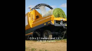 The Tubeline TL70 is the largest inline bale wrapper