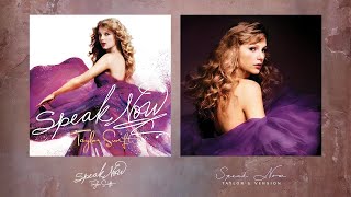 Taylor Swift - "Speak Now" Album Comparison (2010 vs Taylor's Version)