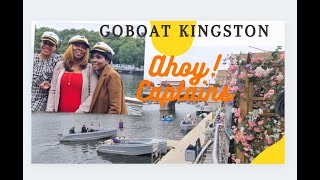 GOBOAT KINGSTON: LONDON BOAT RIDE  EXPERIENCE: AHOY CAPTAINS! #goboatkingston #goboatTour #goboat