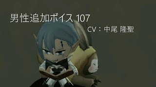 PSO2  CV：中尾 隆聖  男性追加ボイス 107