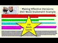 making effective decisions 250 word statement example score 7 7 in your civil service application