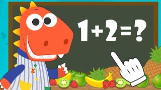 Aprende con Eddie a Sumar y Restar con Comida 🍓🍌 Matemáticas divertidas para niños
