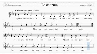 Le Charme (Chausson) | E♭Major | ABRSM Grade 6 \u0026 Trinity Grade 5 | 70 bpm | Sing-Along