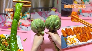 TikTok China｜Cooking in bed｜Delicious supper, you also try  Chinese food｜Yummu Food #07