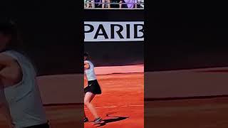 Paula Badosa vs Gauff . 1 set. Internazionali BNL d'Italia 2024