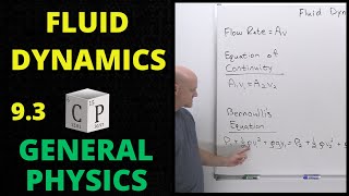 Fluid Dynamics (including Equation of Continuity and Bernoulli's Equation) | 9.3 General Physics