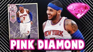 NBA 2K18 MyTEAM 99 OVERALL PINK DIAMOND CARMELO ANTHONY!! | THE BEST CARD IN NBA 2K18 MyTEAM!!