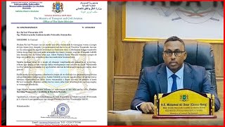 Wasiir Iska Casilay Dawlada Somalia Iyo Sababta