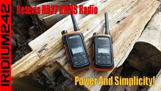 Decent Power And Range:  Retevis RB27B FRS Radios