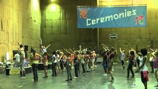 Behind-the-scenes: Flame Dance - London 2012