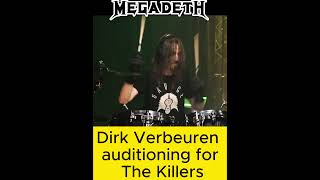 Dirk Verbeuren fired from Megadeth  #dirkverbeuren #megadeth #thekillers #reaction #davemustaine