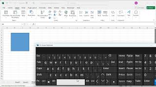 Shortcut to insert (Draw) a Square or Circle shape in Excel