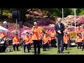 鯖江中学校吹奏楽　西山公園　第59回さばえつつじまつり　2018年5月５日 土 　福井県鯖江市