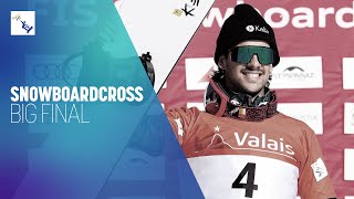Eliot Grondin (CAN) | Winner | Men's Snowboard Cross | Veysonnaz | FIS Snowboard