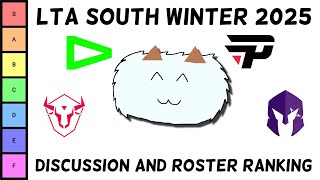 Ranking the Winter LTA South 2025 Rosters