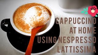 [ENG]집에서 거품가득 카푸치노 만들기 | 네스프레소 라티시마원 사용기 | How to make Cappuccino using Nespresso Lattissima