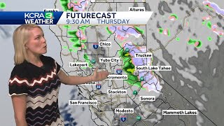 Unsettled days for Northern California through the weekend