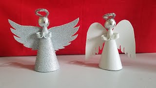 Como hacer un ángel con foami / ADORNO NAVIDEÑO