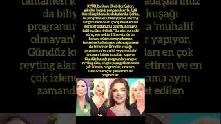 RTÜK BAŞKANI EBUBEKİR ŞAHİN’DEN GÜNDÜZ KUŞAĞI PROGRAMLARI AÇIKLAMASI