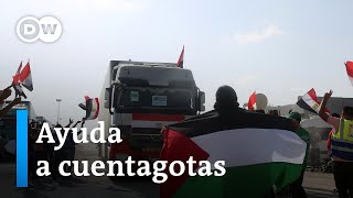 Nuevo convoy con insumos básicos entró en Gaza