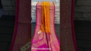 #KATAN silk sarees #Banarasi KATAN silk #Silkmark Certified sarees